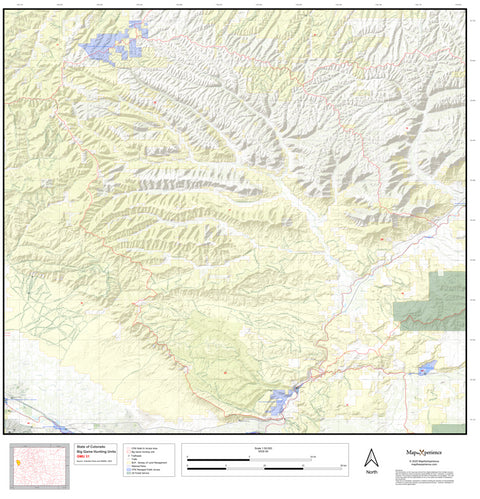 2025 Colorado Hunt Map – GMU 31 Preview 1