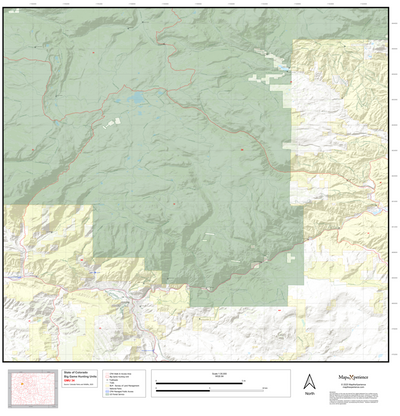 2025 Colorado Hunt Map – GMU 34 Preview 1