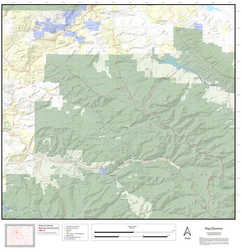 2025 Colorado Hunt Map – GMU 36 Preview 1