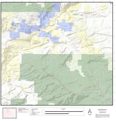 2025 Colorado Hunt Map – GMU 361 Preview 1