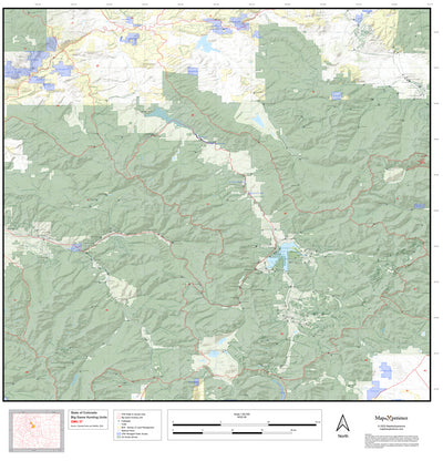 2025 Colorado Hunt Map – GMU 37 Preview 1