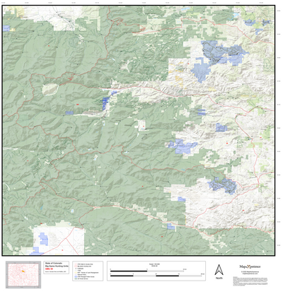 2025 Colorado Hunt Map – GMU 39 Preview 1