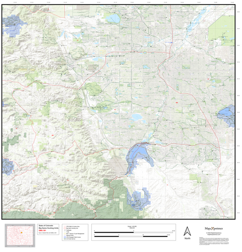 2025 Colorado Hunt Map – GMU 391 Preview 1