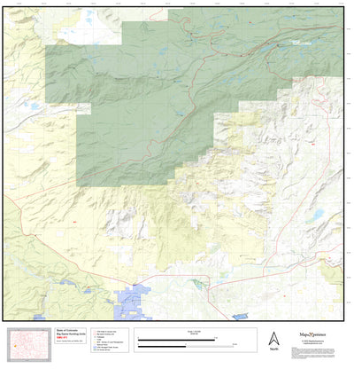 2025 Colorado Hunt Map – GMU 411 Preview 1