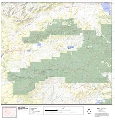2025 Colorado Hunt Map – GMU 421 Preview 1