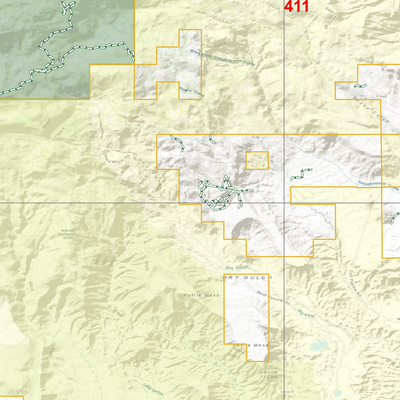 2025 Colorado Hunt Map – GMU 421 Preview 3