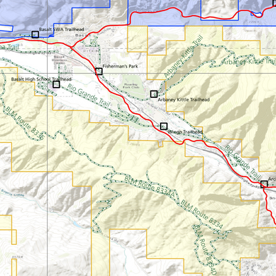 2025 Colorado Hunt Map – GMU 43 Preview 3
