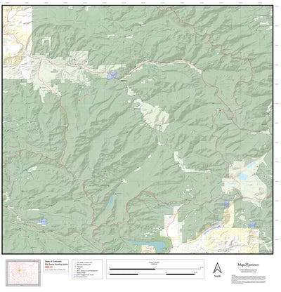 2025 Colorado Hunt Map – GMU 45 Preview 1