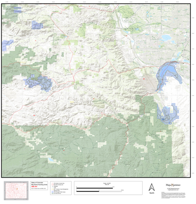 2025 Colorado Hunt Map – GMU 461 Preview 1
