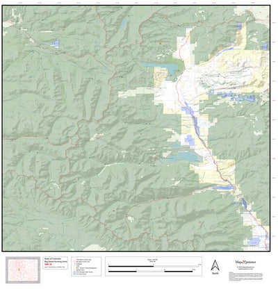 2025 Colorado Hunt Map – GMU 48 Preview 1