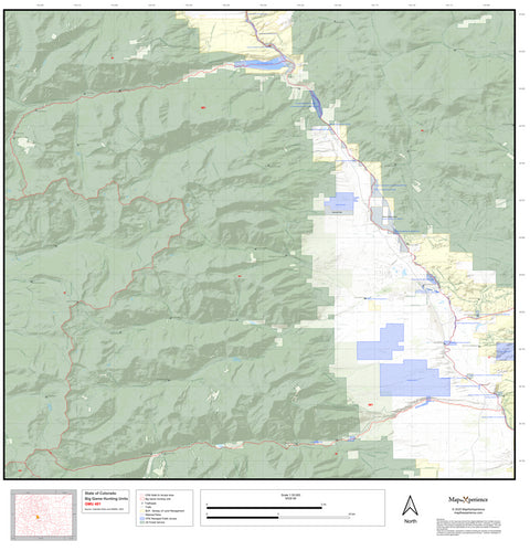2025 Colorado Hunt Map – GMU 481 Preview 1
