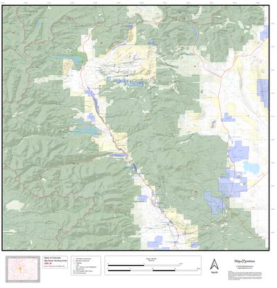 2025 Colorado Hunt Map – GMU 49 Preview 1