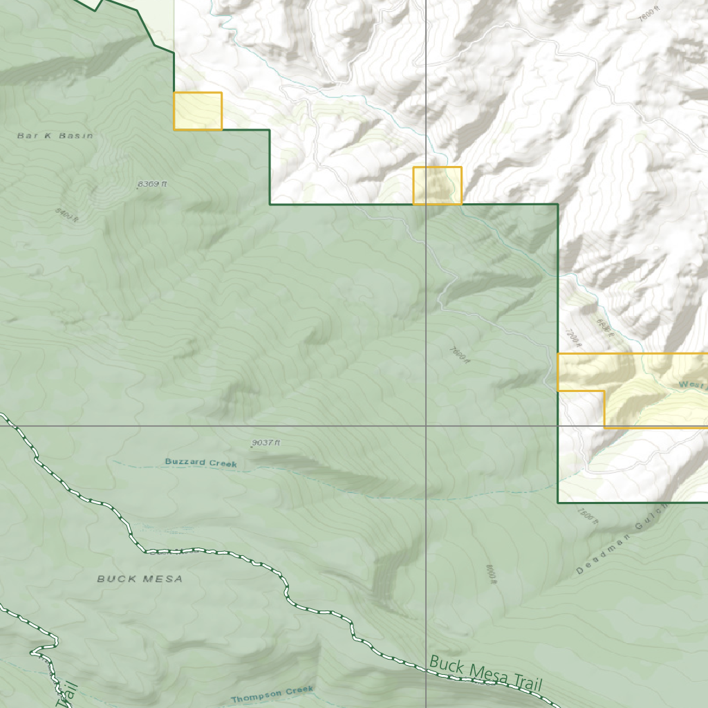 2025 Colorado Hunt Map – GMU 521 by Map the Xperience | Avenza Maps