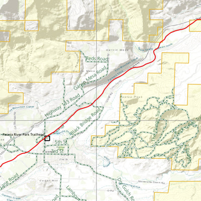 2025 Colorado Hunt Map – GMU 521 Preview 3