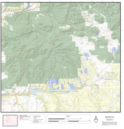 2025 Colorado Hunt Map – GMU 54 Preview 1