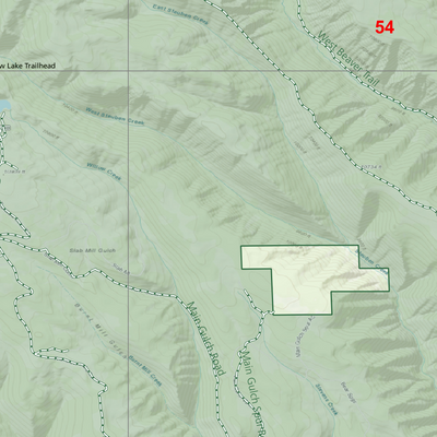 2025 Colorado Hunt Map – GMU 54 Preview 2