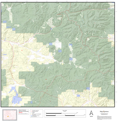 2025 Colorado Hunt Map – GMU 551 Preview 1