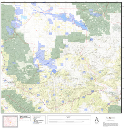 2025 Colorado Hunt Map – GMU 58 Preview 1