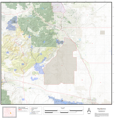 2025 Colorado Hunt Map – GMU 59 Preview 1