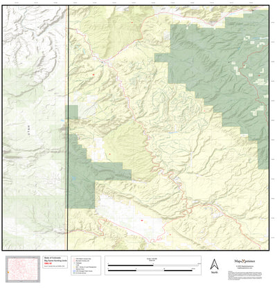 2025 Colorado Hunt Map – GMU 60 Preview 1