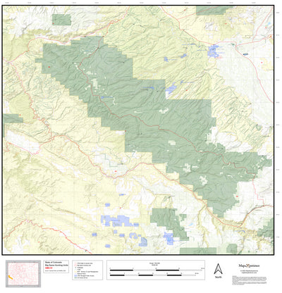2025 Colorado Hunt Map – GMU 61 Preview 1