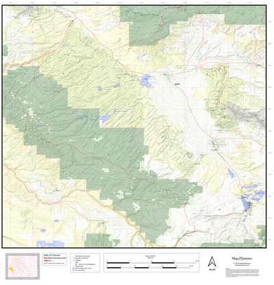 2025 Colorado Hunt Map – GMU 62 Preview 1
