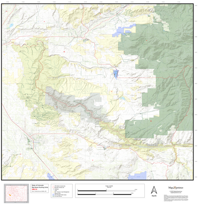 2025 Colorado Hunt Map – GMU 63 Preview 1
