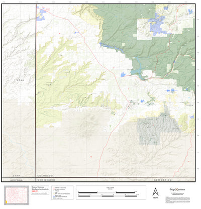 2025 Colorado Hunt Map – GMU 72 Preview 1