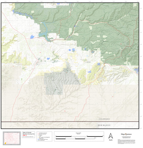 2025 Colorado Hunt Map – GMU 73 Preview 1