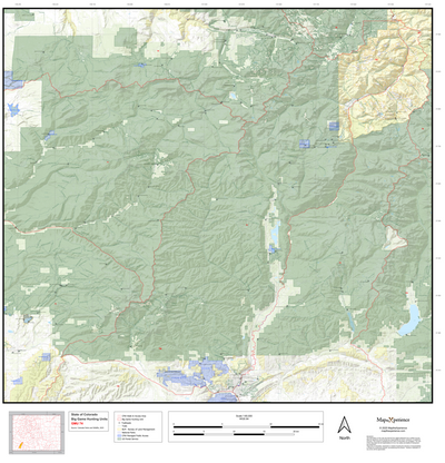 2025 Colorado Hunt Map – GMU 74 Preview 1
