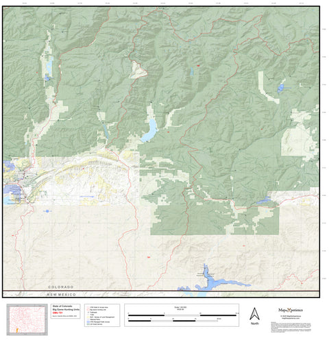 2025 Colorado Hunt Map – GMU 751 Preview 1