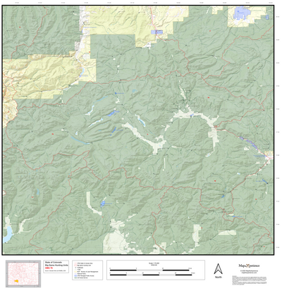 2025 Colorado Hunt Map – GMU 76 Preview 1