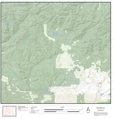 2025 Colorado Hunt Map – GMU 77 Preview 1