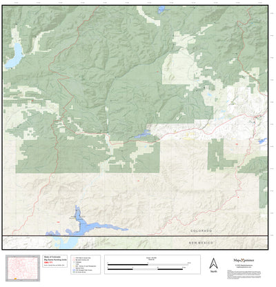 2025 Colorado Hunt Map – GMU 771 Preview 1
