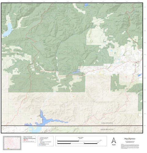 2025 Colorado Hunt Map – GMU 771 Preview 1