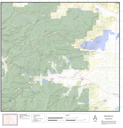 2025 Colorado Hunt Map – GMU 79 Preview 1
