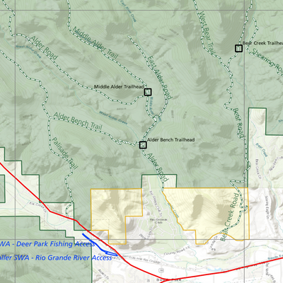 2025 Colorado Hunt Map – GMU 79 Preview 3