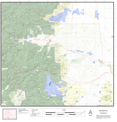 2025 Colorado Hunt Map – GMU 80 Preview 1