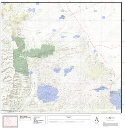 2025 Colorado Hunt Map – GMU 851 Preview 1