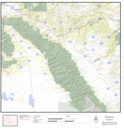 2025 Colorado Hunt Map – GMU 86 Preview 1