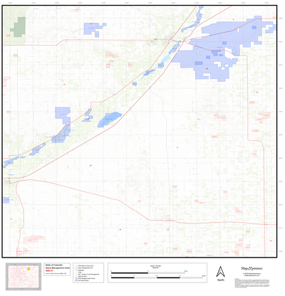 2025 Colorado Hunt Map – GMU 97 Preview 1