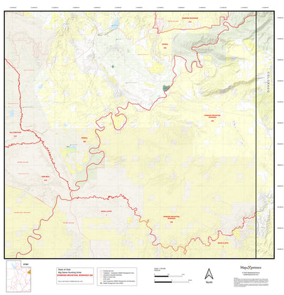 2025 Utah Hunt Map - Diamond Mtn, Bonanza Unit Preview 1