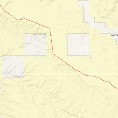 2025 Utah Hunt Map - Book Cliffs Unit (North) Preview 2