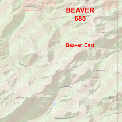 2025 Utah Hunt Map - Beaver Unit East Preview 3