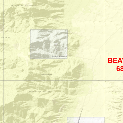2025 Utah Hunt Map - Beaver Unit (North) Preview 2