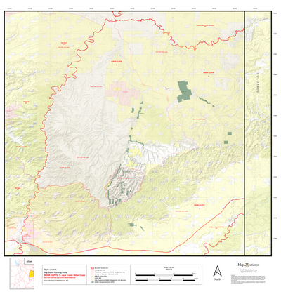 2025 Utah Hunt Map – Book Cliffs Unit Preview 1