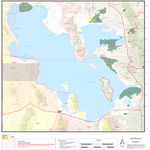 2025 Utah Hunt Map Box Elder / Antelope Island, South East Preview 1