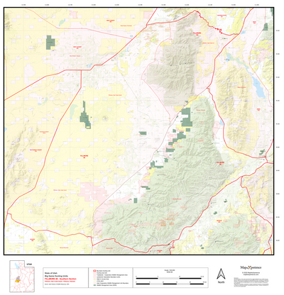 2025 Utah Hunt Map – Fillmore Unit Preview 1