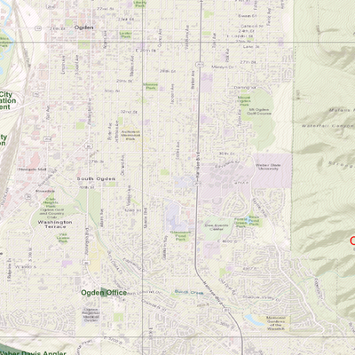 2025 Utah Hunt Map - Ogden Unit Preview 3