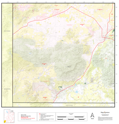 2025 Utah Hunt Map – Pine Valley Unit Preview 1